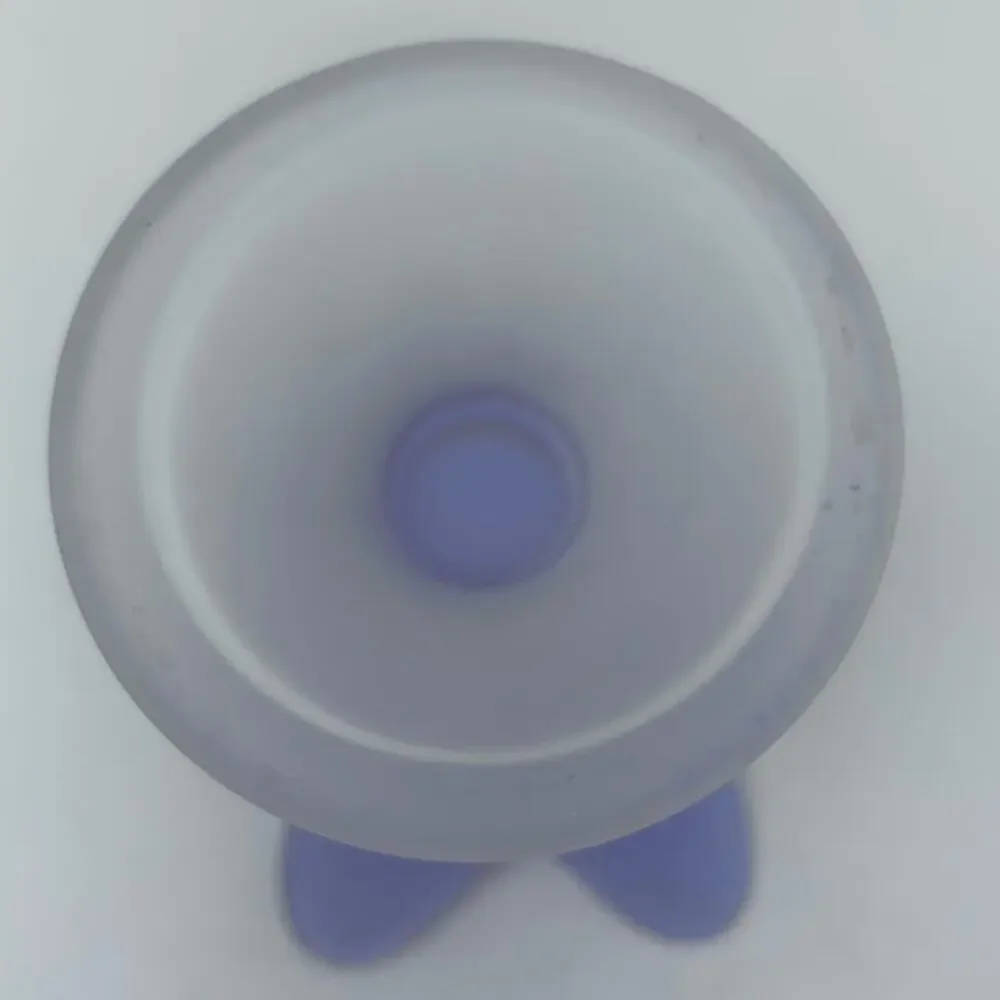 PartyLite 1980's Tulip Frosted Glass‎ Vase 7